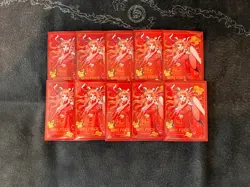 x10 Unused - One Piece Chinese Card Game 1st Anniversary Nami Card Sleeves - Image 1
