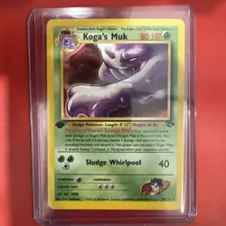 Koga's Muk 26/132 Gym Challenge 1st edition Pokemon Card - Image 1