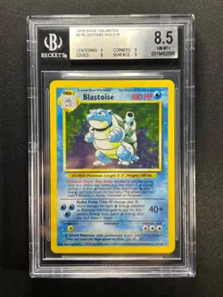 Pokemon 1999 Base Set Blastoise 2/102 Holo Mint Bgs 8.5 Rare Vintage Card - Image 1
