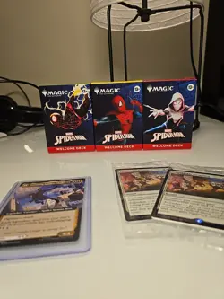 Magic The Gathering NYCC Spider Man Welcome Decks (3) And Promos (3) - Image 2