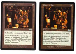 MTG Urza's Saga - 2x Claws of Gix - MP - Image 1