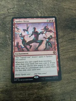 MTG Spider-Verse - Spiderman - 0093 Mythic Enchantment - Image 1