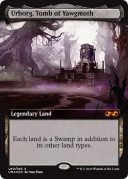 MTG Urborg, Tomb of Yawgmoth - Foil - Box Topper, NM-Mint, English Ultimate Mast - Image 1