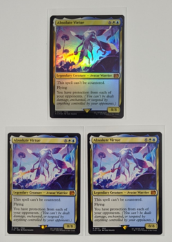 Magic MTG Final Fantasy Absolute Virtue x1 Foil x2 Regular Mythic Rare - Image 1