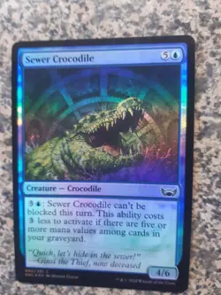 MTG - 1 x Sewer Crocodile - Foil - Streets of New Capenna - Image 1