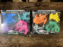 Pokemon TCG Evolving Skies ETB Elite Trainer Box X2 Artwork Set - New/Sealed - Image 3