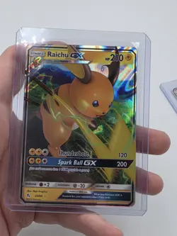 Pokemon TCG Raichu GX Hidden Fates 20/68 Holo Ultra Rare NM - Image 1