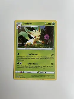 Pokemon TCG Leafeon SWSH Black Star Promos SWSH191 Holo Promo - Image 1