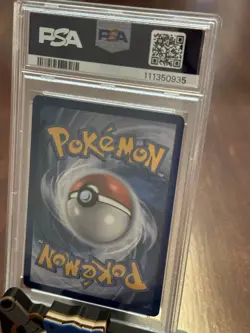 2019 Pokemon Unified Minds Mewtwo & Mew GX #242/236 PSA 9 - Rainbow Secret Rare - Image 2