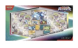 Pokemon Prismatic Evolutions Lucario EX & Tyranitar EX Premium Collection New - Image 1