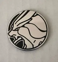 Pokemon TCG Silver Suicune Coin New - Image 1