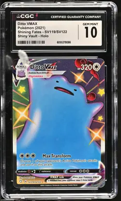 DITTO VMAX Shiny Vault Holo Rare #SV119 CGC 10 Pokemon [Nostalgium] - Image 1
