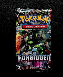 Pokemon Sun & Moon Forbidden Light Booster Pack - Image 1