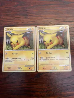 Pikachu 2/30 & 16/30 - Pokemon Trainer Kit 2010 - Near Mint - Image 1
