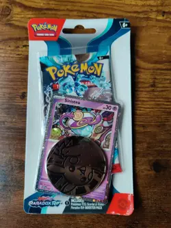 Pokemon TCG: Scarlet & Violet - Paradox Rift Checklane Blister-Sinistea LAST ONE - Image 1