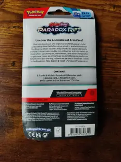 Pokemon TCG: Scarlet & Violet - Paradox Rift Checklane Blister-Sinistea LAST ONE - Image 2