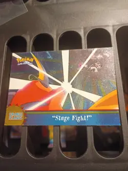 2000 Topps Pokemon TV #OR7 "Stage Fight!" Foil Series 3 Orange Islands - Image 1