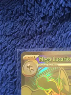Pokemon TCG - Mega Lucario EX 188/132 - Mega Evolution Chase Card - Pack Fresh - Image 3