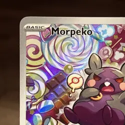 Pokemon TCG Morpeko Paradox Rift 206/182 Holo Illustration Rare Card - Image 4