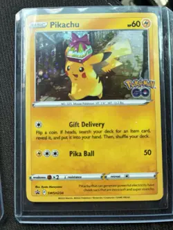 Pokemon Pikachu TCG SWSH234 Promo Card Pokemon Go - Image 1