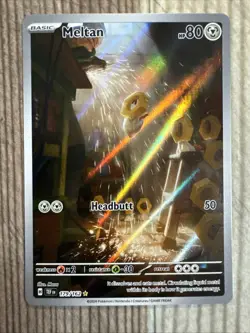 Meltan 179/162 Illustration Rare Temporal Forces Pokemon TCG Card NM - Image 1
