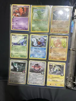 Pokemon card childhood collection vintage mid era rares holos binder included - Image 4