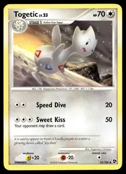 Togetic 55/106 Pokemon Card Great Encounters Uncommon 70 HP Near Mint U23 - Image 1