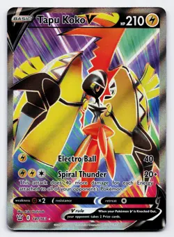 Tapu Koko V [147/163] WSH: Battle Styles Ultra Rare [Pokemon Card English] - Image 1