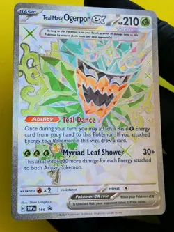 Teal Mask Ogerpon ex Ultra Rare SV: Scarlet & Violet Promo Cards 166 - Image 1
