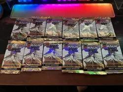Magic: The Gathering Dominaria Remastered Draft Boosters 12 Pack Lot - Image 1