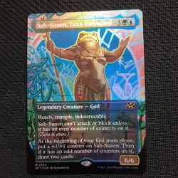 MTG Sab-Sunen, Luxa Embodied (Borderless) [Aetherdrift, Near Mint] - Image 1