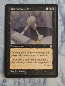 Bottomless Pit x 4 - Stronghold - Magic the Gathering - MTG - Light Play - Image 2