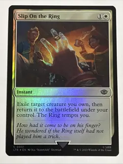 MTG Lord of the Rings Slip On the Ring Foil 0031 NM - Image 1