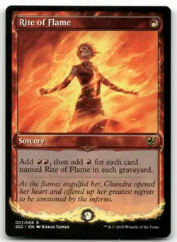 Rite of Flame #7 MTG Chandra Spellbook NM X1 - Image 1