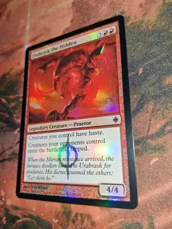 MTG Urabrask The Hidden Foil New Phyrexia NM - Image 2