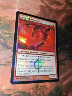 MTG Urabrask The Hidden Foil New Phyrexia NM - Image 3