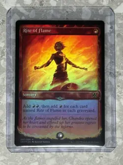 Rite of Flame #7 FOIL MTG Chandra Spellbook NM X1 - Image 1
