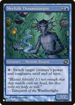 Merfolk Thaumaturgist #56 | Near Mint | The List PLST | Magic MTG - Image 1