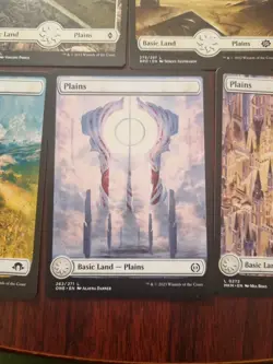 MTG ~ 5x Plains ~ Lands ~ Various Sets ~ Full Art - Image 5