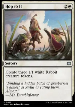 Hop to It 0016 MTG Bloomburrow Uncommon M/NM~ Free Shipping! - Image 1