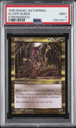 1998 MTG STRONGHOLD SLIVER QUEEN PSA 9 - Image 1