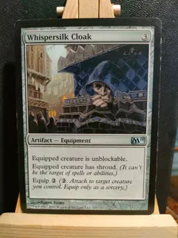Whispersilk Cloak - Magic 2011 (M11) - Uncommon - Ecellent/LP (see pics) MTG - Image 1