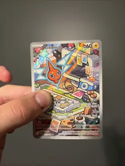 Pokemon TCG Rotom 197/182 Destined Rivals Full Art Holo Card - Image 3