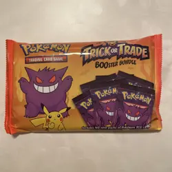 NEW; SHIPS NOW Pokemon BOOster Gengar Bundle Trick or Trade Bag of 40 Mini Packs 820650850783 - Image 1