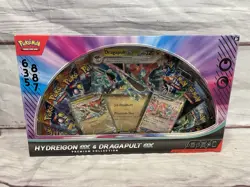 Pokemon TCG Hydreigon EX & Dragapult EX Premium Collection Box Ships Fast - Image 1