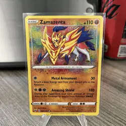 Pokemon TCG 2020 Zamazenta 102/185 SWSH Vivid Voltage NM - Image 1