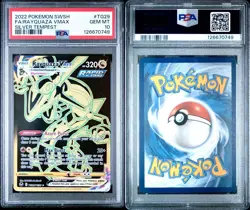 2022 Pokemon SWSH FA/Rayquaza VMAX Silver Tempest TG29 GEM MINT PSA 10 - Image 3