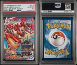 2021 Pokemon Blaziken VMAX Alt Art Secret Rare 201/198 Chilling Reign PSA 10 - Image 3
