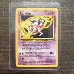 Pokemon TCG Jungle Mr. Mime 22/64 1st Edition Non-Holo Rare - Image 1