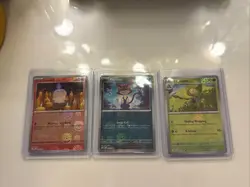 Pokemon TCG Master Ball Reverse Holo Trio, Purrloin, Litwick, Leavanny M/NM Lot - Image 1